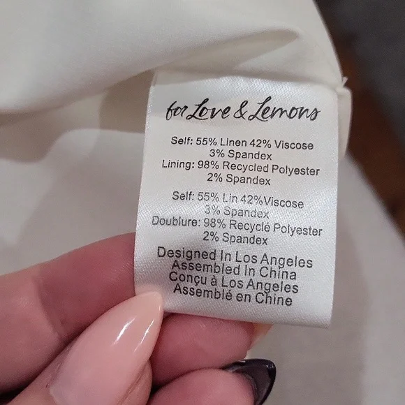 For Love & Lemons Claude Mini Dress - Picture 15 of 16